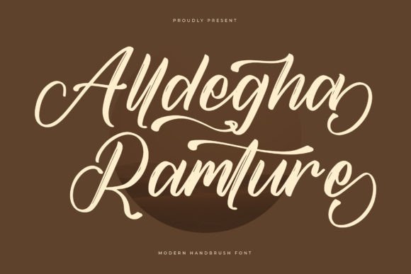 Alldegha Ramture: A Refined Script Font for Editorial Design