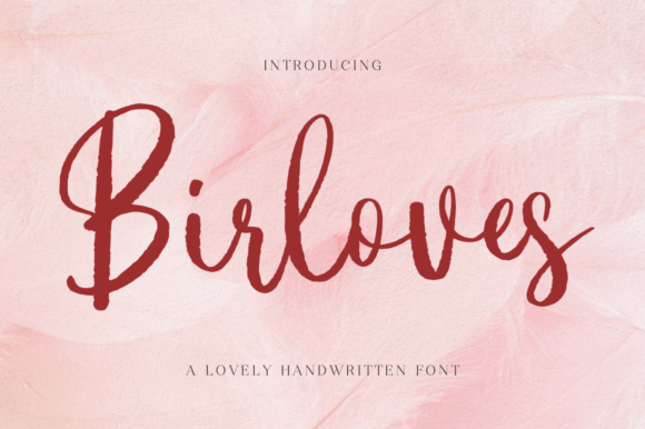 Birloves: The Authentic Handwritten Font for Crafters