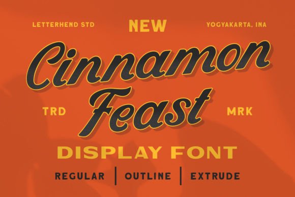 Cinnamon Feast: A Vintage Script Font for Web Design