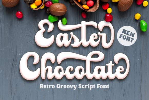 Easter Chocolate: A Handwritten Font for Memorable Branding