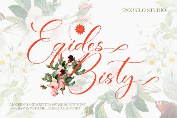 Elevate Your Shop with Eqides Bisty Script Font