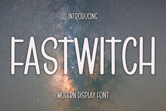 Fastwitch: A Festive Display Font for Holiday Campaigns