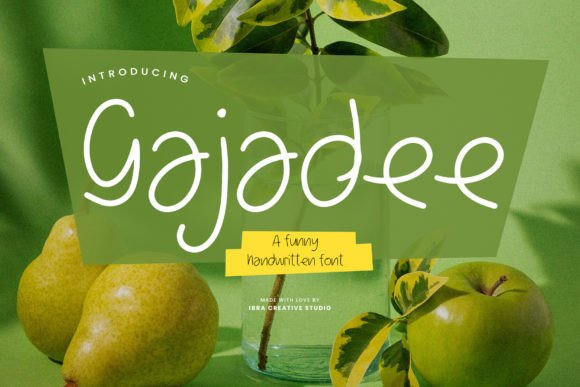 Gajadee: The Playful Handwritten Font for Scroll-Stopping Marketing
