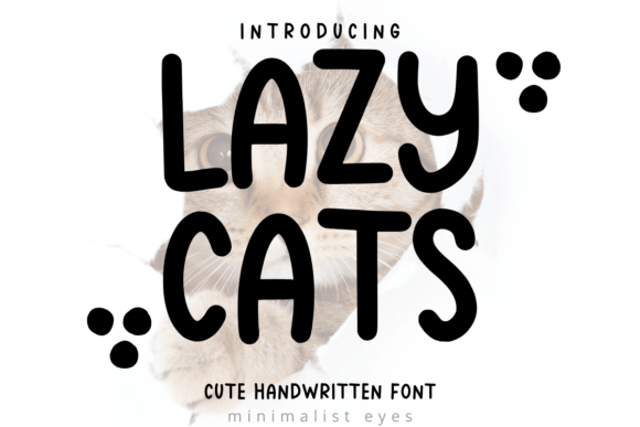 Lazy Cats Font: A Playful Typeface for Editorial Design