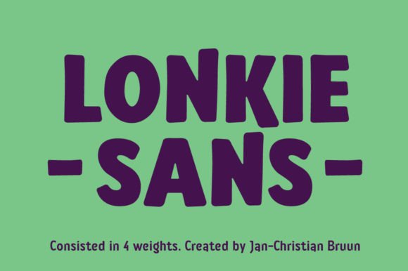 Lonkie Font Review: A Handwritten Typeface for Small Business Branding