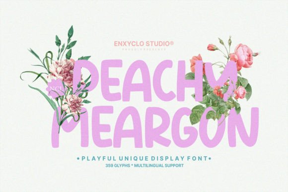 Peachy Meargon: A Playful Handwritten Font for Web Design