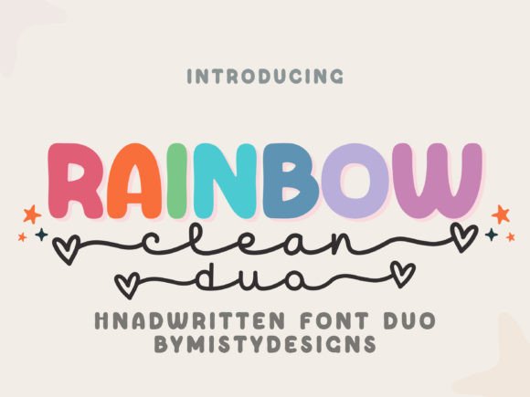 Rainbow Duo: The Playful Font for Handmade Brands