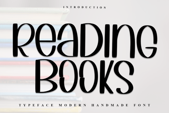 Reading Books Font: A Graceful Script for Editorial Design