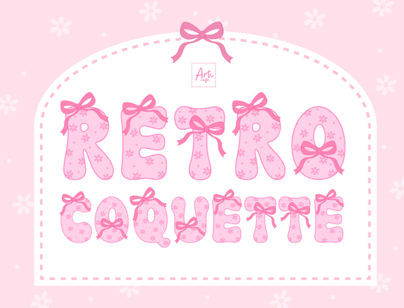 Retro Coquette: A Whimsical Typeface for Editorial Design