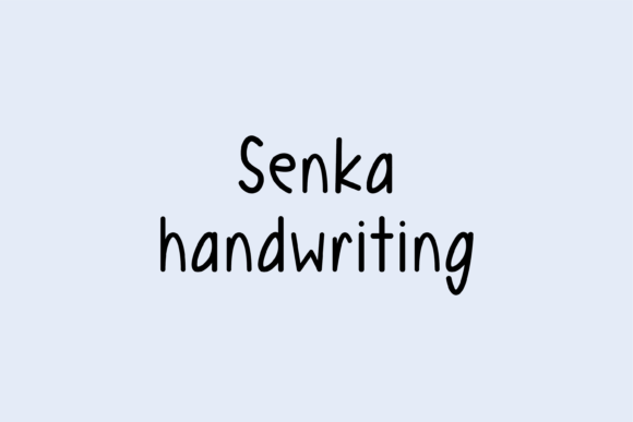 Senka Font Review: A Handwritten Typeface for Social Campaigns