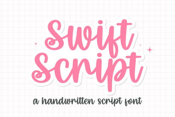 Swift Script: A Versatile Handwritten Font for Editorial Design
